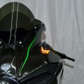New Rage Cycles (NRC) Mirror Block off Front Turn signals for the Kawasaki H2 / H2 SX (2015+) New Rage Cycles (NRC) Mirror Block off Front Turn signals for the Kawasaki H2 / H2 SX (2015+)